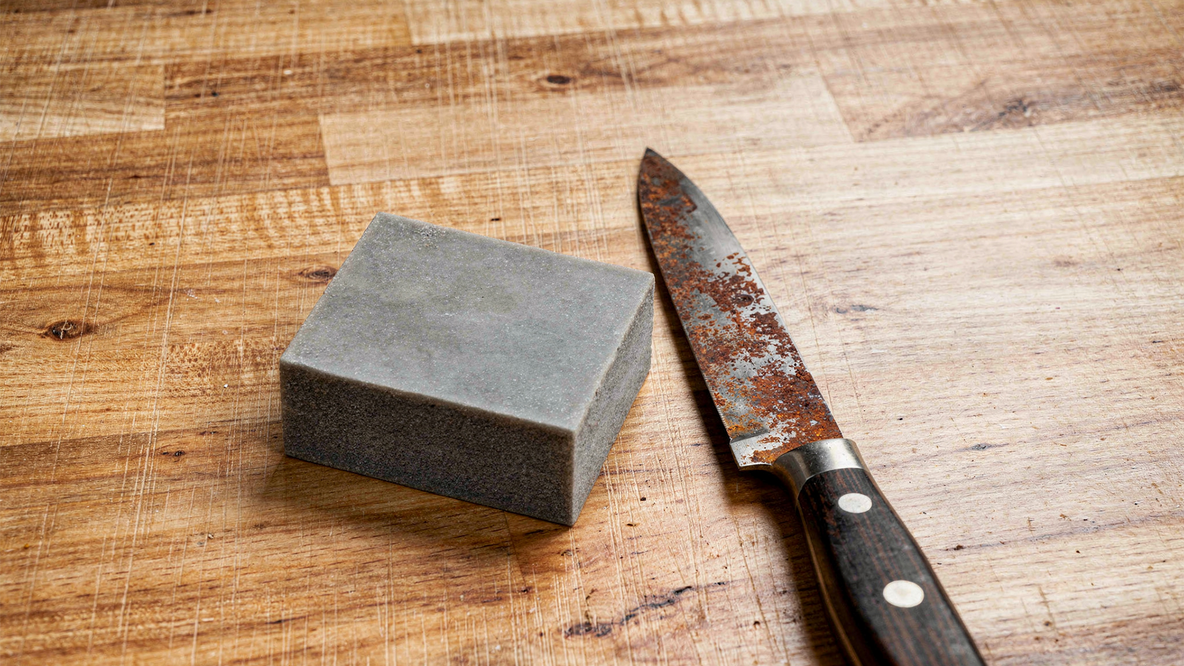 Entretien couteaux de cuisien rouillé