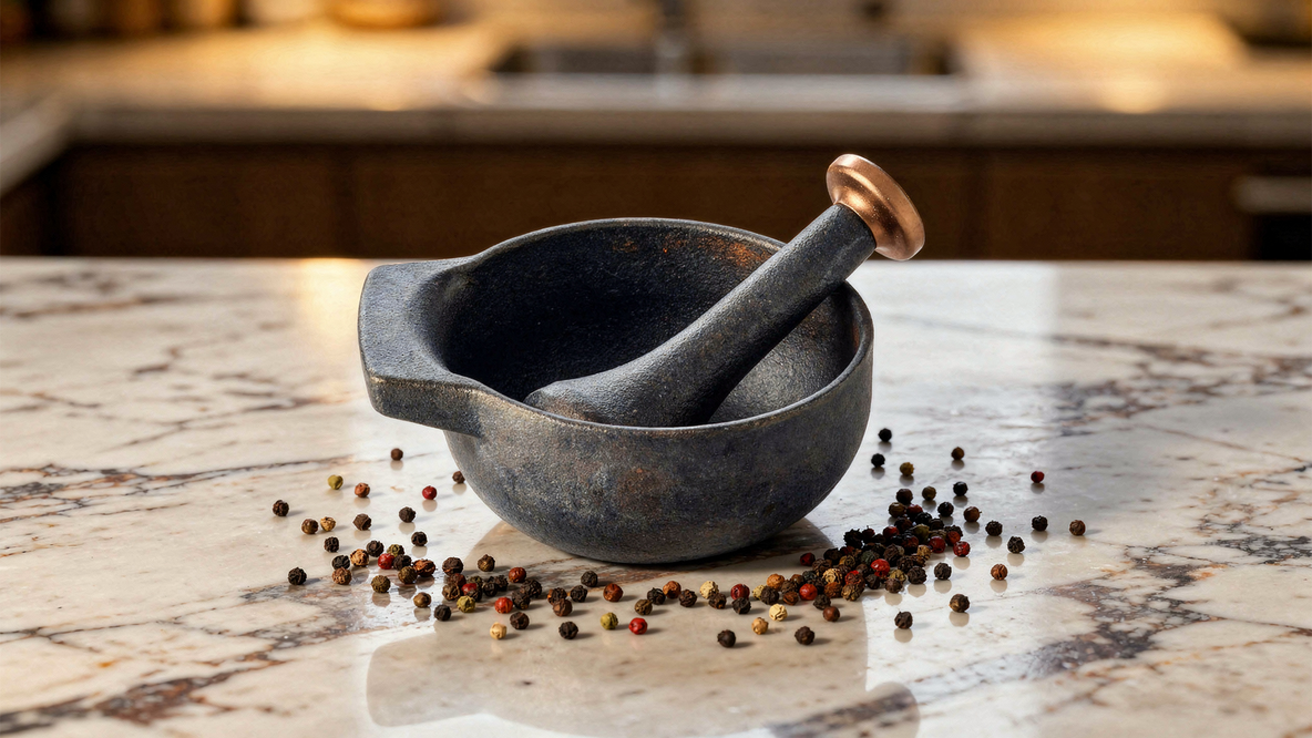 Mortier et Pilon Cuisine : Choisir Granit Marbre Bois Inox