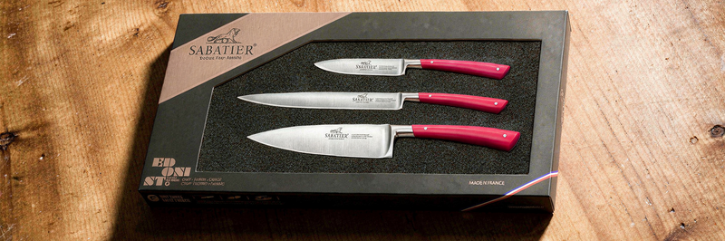Coffret 3 couteaux Sabatier Edonist