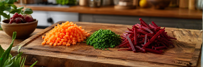 Comment bien découper des légumes ?