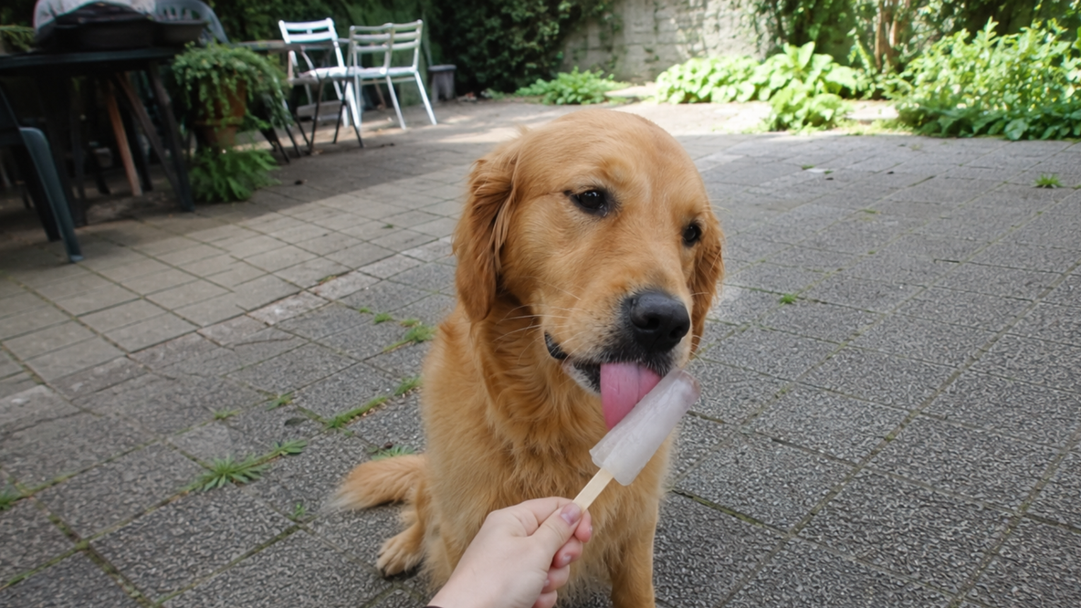 glace pour chien
