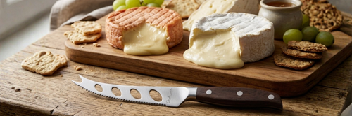 Comment utiliser un couteau à fromage à lame ajourée ?