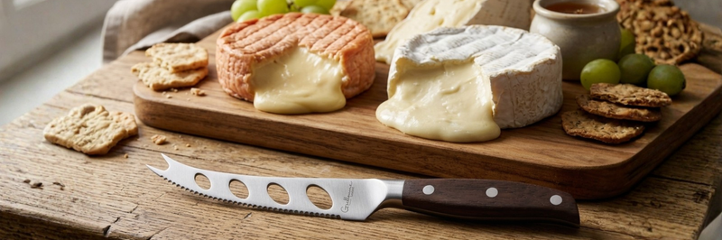 Comment utiliser un couteau à fromage à lame ajourée ?
