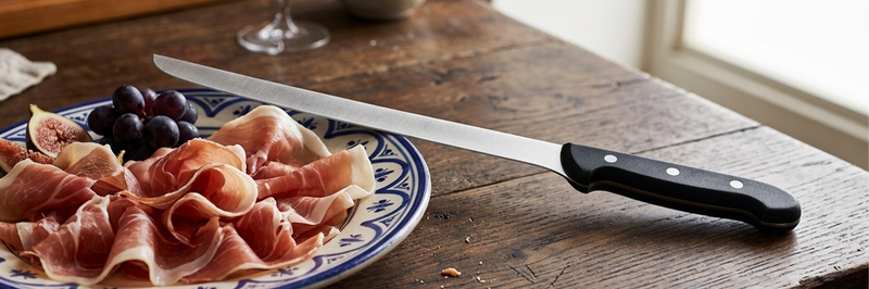 Comment utiliser un couteau à jambon ?