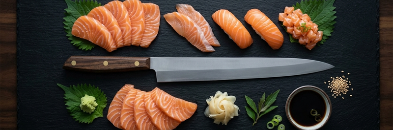 Comment utiliser un couteau yanagiba ?