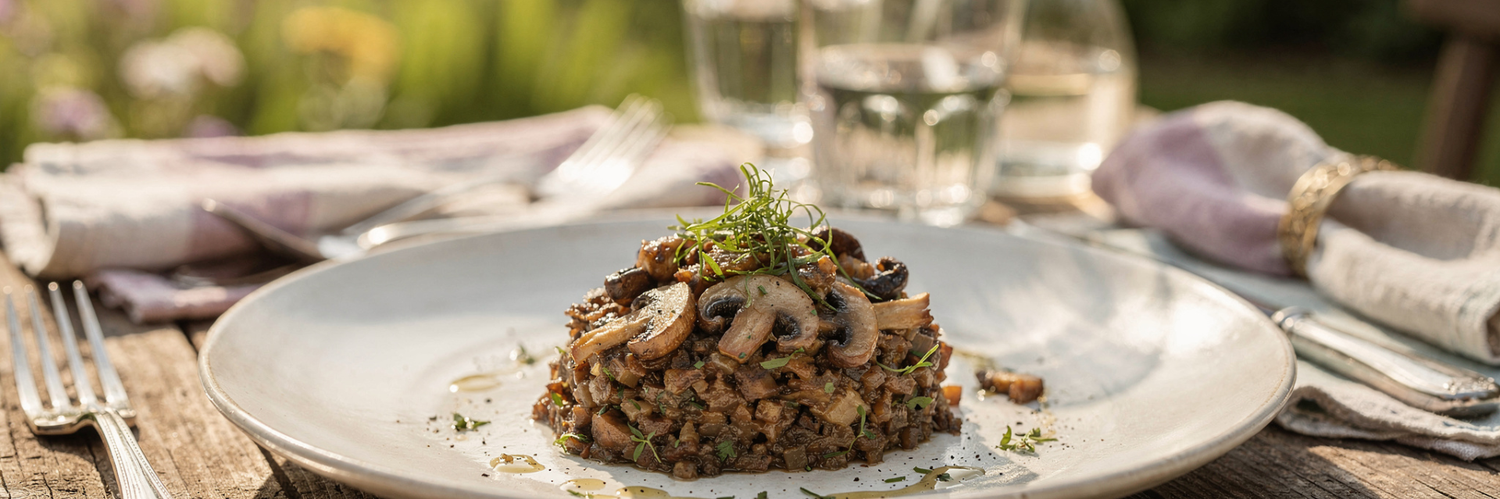 préparer duxelles champignons