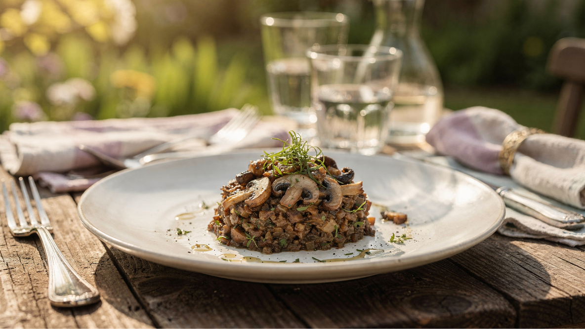 préparer duxelles champignons