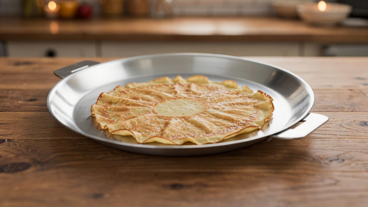 Cuisson crêpes poêle inox Crisel : nos astuces de chef