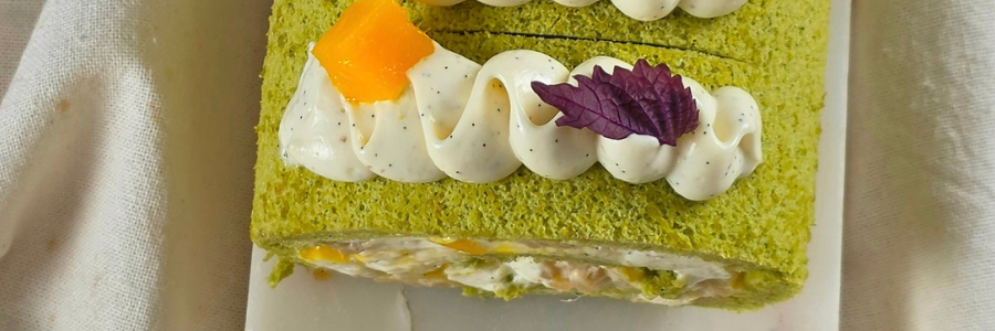 La bûche façon mango sticky rice de Alexis Raimondi