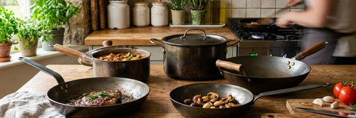 Ustensiles de cuisson en fer
