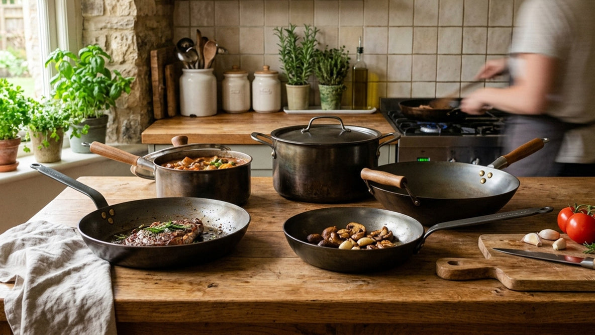 Ustensiles de cuisson en fer