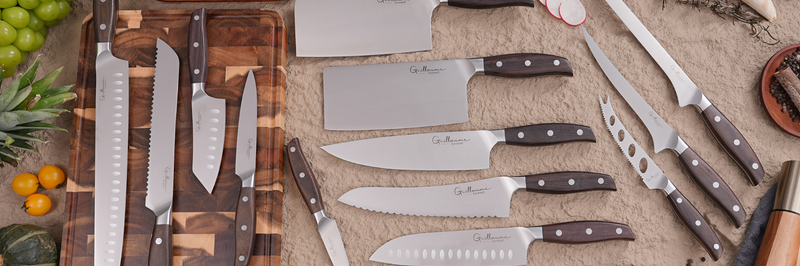 Nouvelle gamme Guillaume Léonard Cuistot disponible sur Couteauxduchef.com