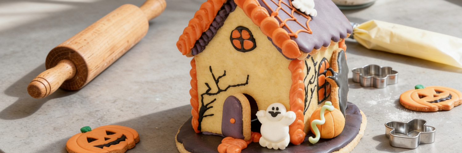 maison hantée 3D halloween patisserie