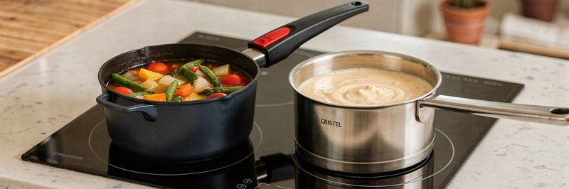 Casserole inox et aluminium