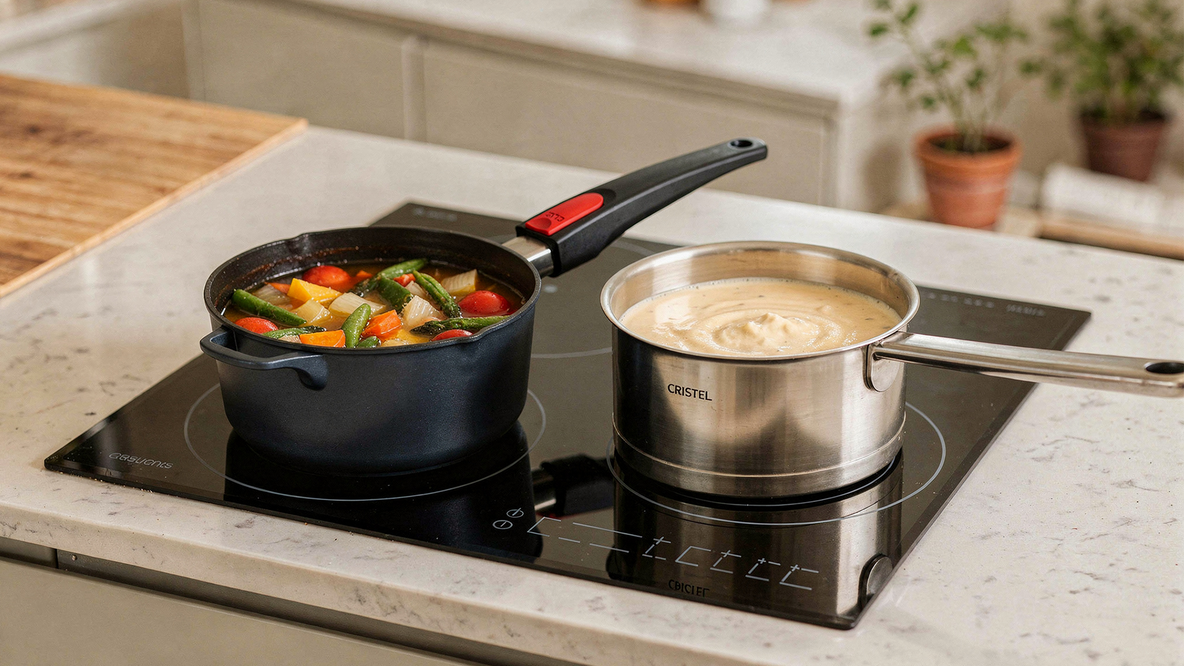 Casserole inox et aluminium