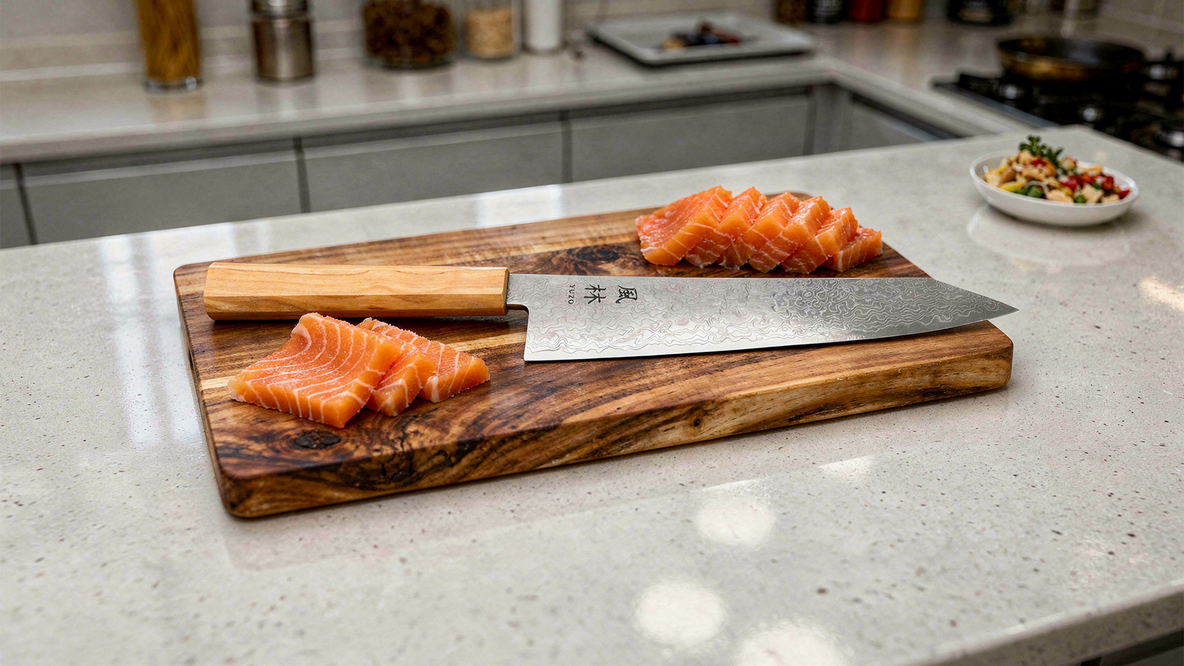 Comment utiliser un couteau japonais Kiritsuke ?