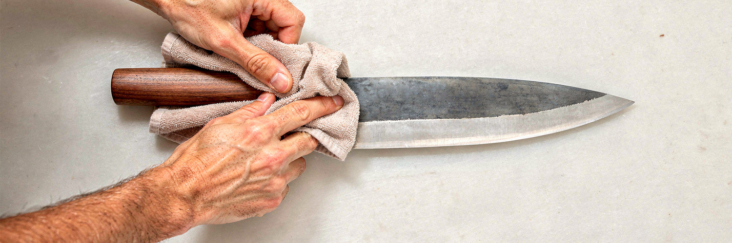 Entretien manche de couteau