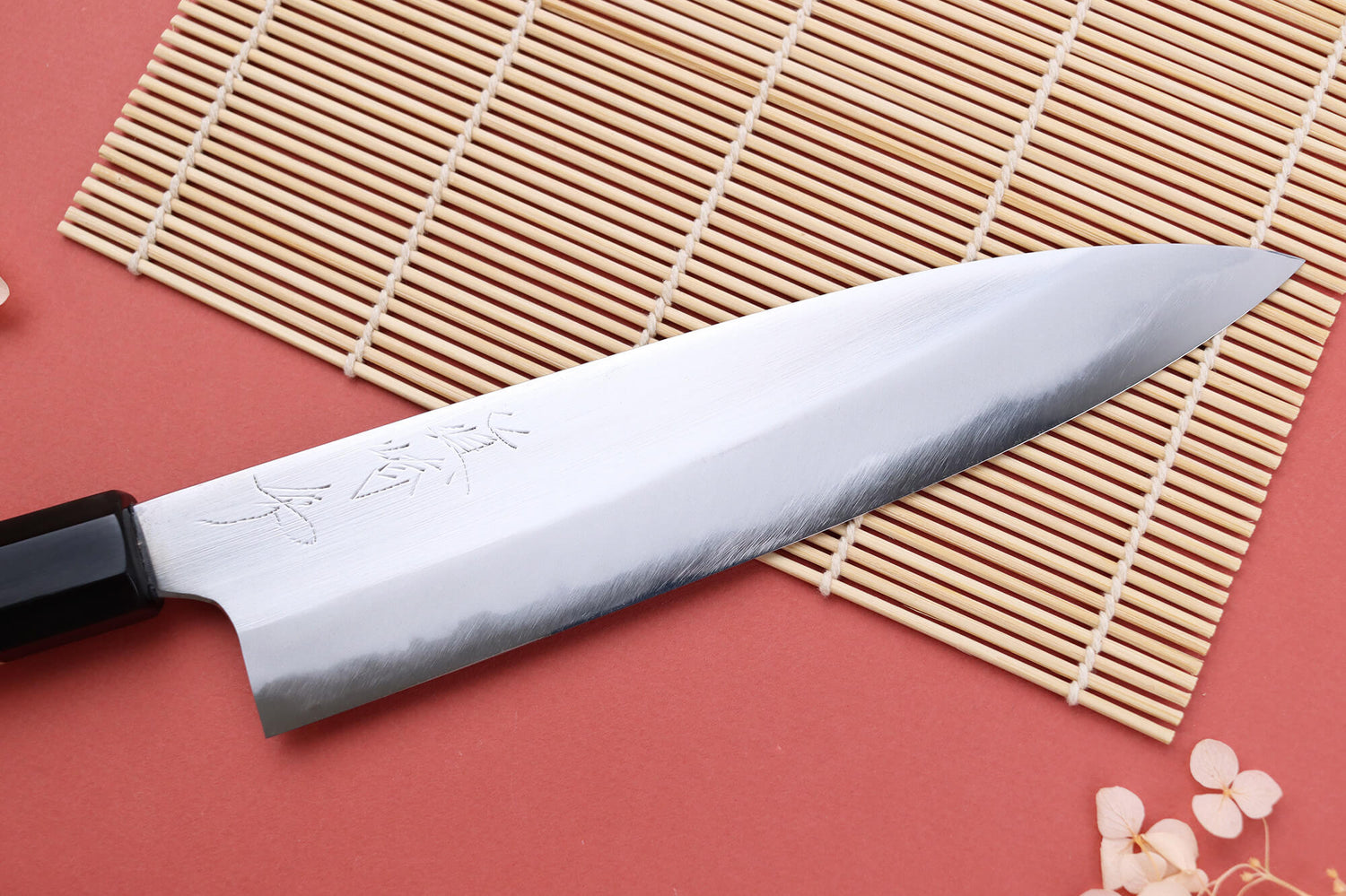 Couteau de chef 21cm japonais artisanal Naoki Mazaki WS2 poli