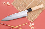 Couteau de chef 21cm japonais artisanal Naoki Mazaki WS2 poli