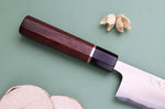 Couteau de chef 21cm japonais artisanal Toshihiro Wakui Shirogami 2 San Maï poli