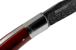 Couteau pliant Böker Boxer Damascus 111025DAM manche en micarta bordeaux 10,3cm