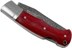 Couteau pliant Böker Boxer Damascus 111025DAM manche en micarta bordeaux 10,3cm