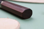 Couteau nakiri 16,5cm japonais artisanal Toshihiro Wakui Shirogami 2 San Maï poli