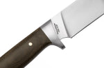 Couteau Böker Arbolito Hunter 02BA351M lame en acier 12cm manche en micarta vert + étui en cuir noir