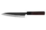 Couteau universel japonais artisanal Nao Yamamoto Damas AS brut de forge 15cm