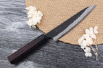 Couteau universel japonais artisanal Nao Yamamoto Damas AS brut de forge 15cm