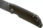 Couteau pliant Böker M4 Sherman Damas 110662DAM lame damassée manche en micarta noir 9,8cm