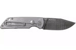 Couteau pliant Böker M4 Sherman Damas 110662DAM lame damassée manche en micarta noir 9,8cm