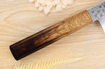 Couteau de chef japonais artisanal Yoshihiro ZAD lame damassée 21cm