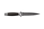 Couteau Böker MG-42 121506DAM lame damassée 13,5cm manche en bois de fer + étui en cuir