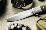 Couteau pliant Böker TRPPR 112943 manche en micarta kaki et titane 10,7cm