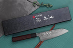 Couteau santoku japonais artisanal Yu Kurosaki Fujin 16,5cm SG2