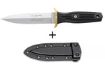 Couteau Böker Applegate Fairbairn Boot 120546 lame 12,3cm manche synthétique noir + étui en kydex