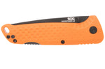 Couteau pliant SOG Adventurer LB SGADVBKOR manche nylon et fibres de verre orange 10cm
