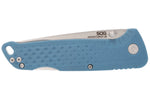 Couteau pliant SOG Adventurer LB Nordic SGADVBL manche nylon et fibres de verre bleu 10cm