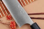 Couteau de chef kiritsuke japonais artisanal Shibata Koutetsu R2 21cm