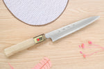 Couteau universel japonais artisanal Kasahara Shigehiro forgé par Yoshikazu Ikeda 16,5cm