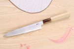 Couteau universel japonais artisanal Kasahara Shigehiro forgé par Yoshikazu Ikeda 16,5cm