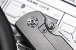 Couteau pliant Böker Sherman EDC 110665 manche en carbone noir 10,3cm
