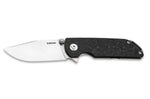 Couteau pliant Böker Sherman EDC 110665 manche en carbone noir 10,3cm