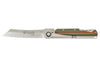 Couteau pliant LUG Higo LUSP3SHOK manche en acier et G10 kaki et orange 11cm