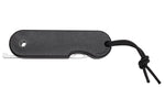 Couteau pliant Skult français éco-responsable Les Fonds Marins manche noir 10cm