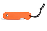 Couteau pliant Skult français éco-responsable La Surfeuse manche orange 10cm