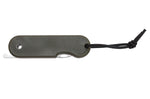 Couteau pliant Skult français éco-responsable Les 3 Graces manche vert 10cm