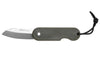 Couteau pliant Skult français éco-responsable manche vert 10cm