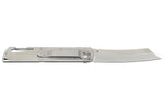 Couteau pliant LUG Higo LUSP3SHRG manche en acier et G10 gris et rouge 11cm